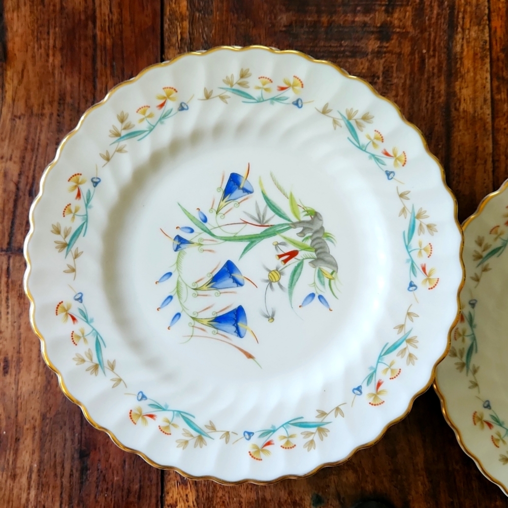 Temple Bells Syracuse bread and butter plates.